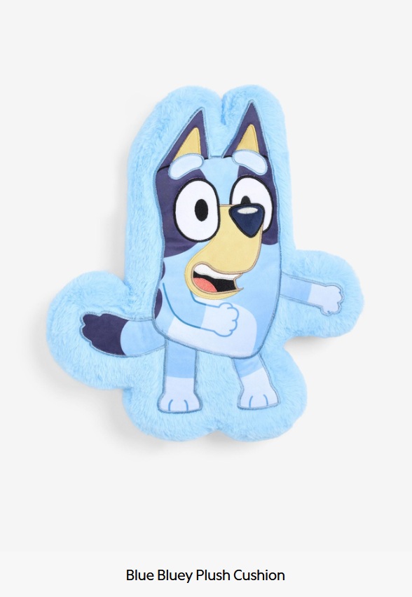 Blue Bluey plush cushion — SEND collection
